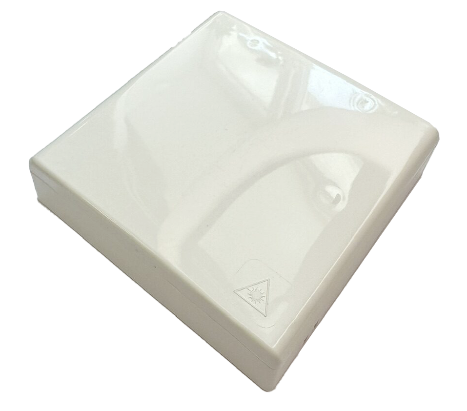 Розетка оптическая АБРН-2/4пл, белая